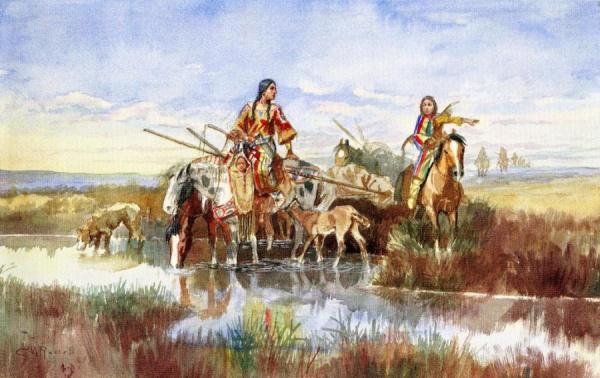 Last Chance Or Bust by Charles Marion Russell