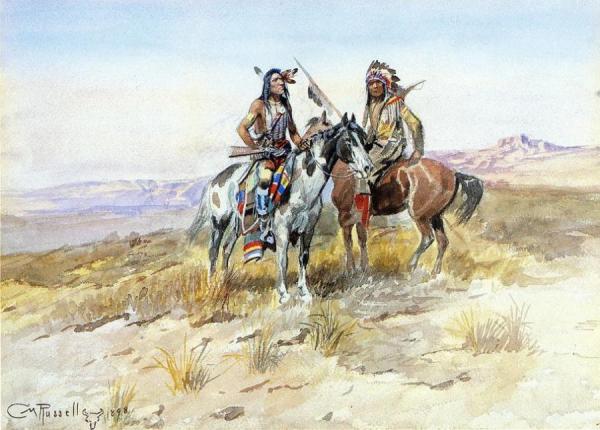 On The Prowl by Charles Marion Russell