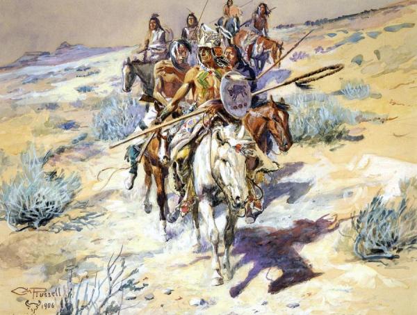 Return Of The Warriors by Charles Marion Russell