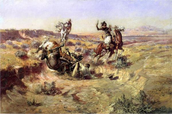 Charles Marion Russell The Broken Rope
