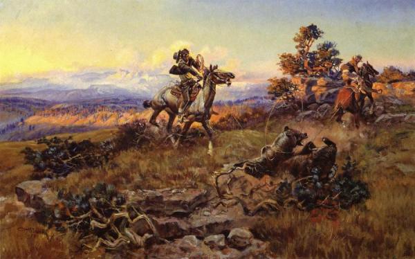 The Stranglers by Charles Marion Russell Oil Painting Reproductions