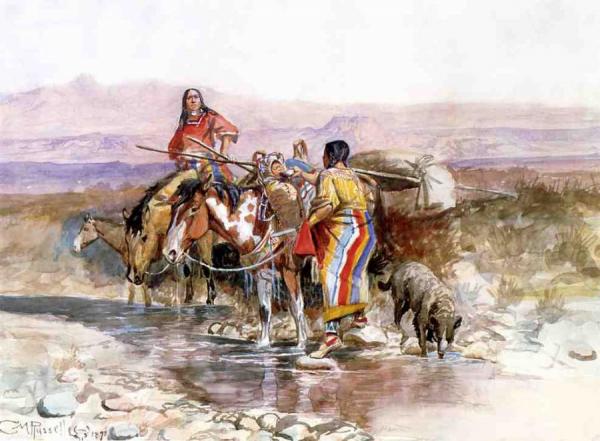 Thirsty by Charles Marion Russell