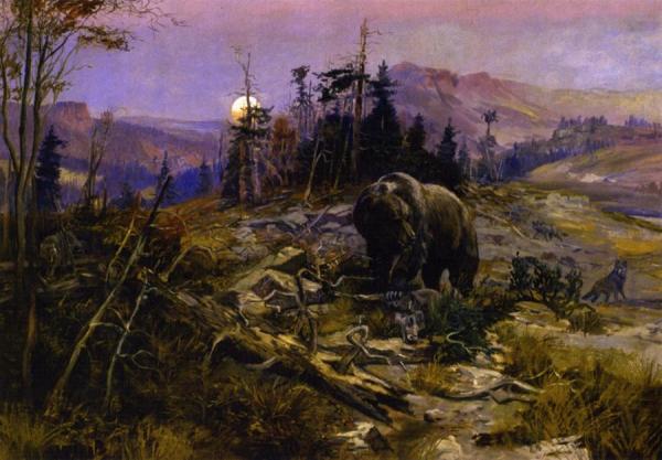 To The Victor Belong The Spoils by Charles Marion Russell