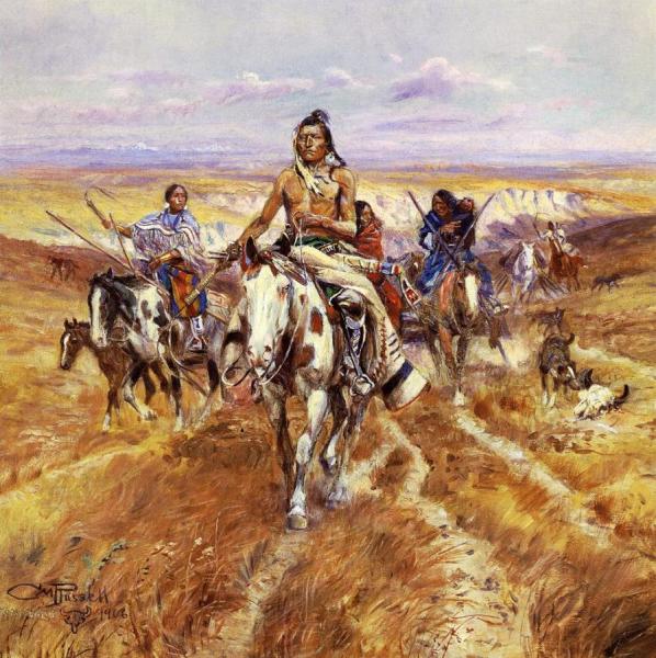 When The Plains Were His by Charles Marion Russell