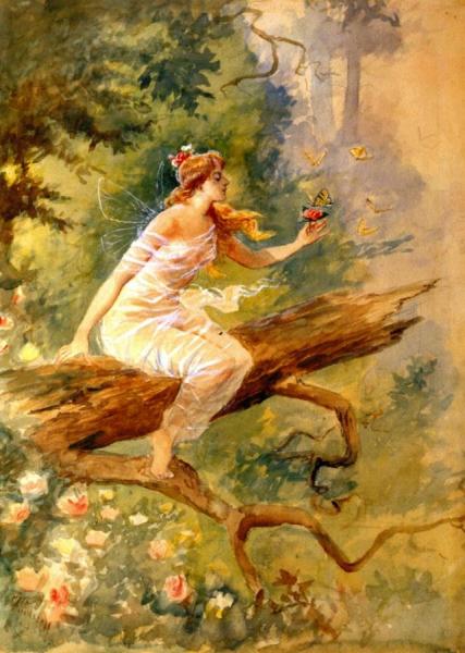 Wood Nymph by Charles Marion Russell Oil Painting Reproductions