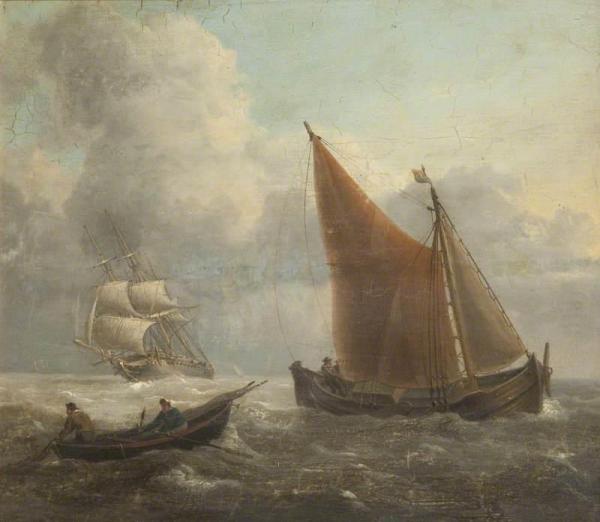 Seascape by Charles Martin Powell Oil Painting Reproductions