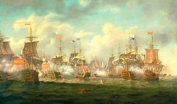 Charles Martin Powell The Battle Of St Vincent, 14 Februrary 1797