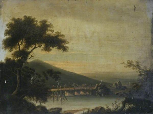 Charles Martin Powell View Near Llangaddock, Carmarthenshire