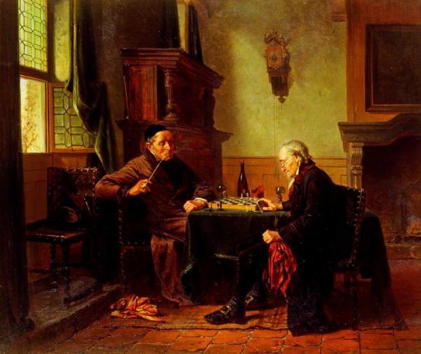 Checkmate by Charles Meer Webb Oil Painting Reproductions