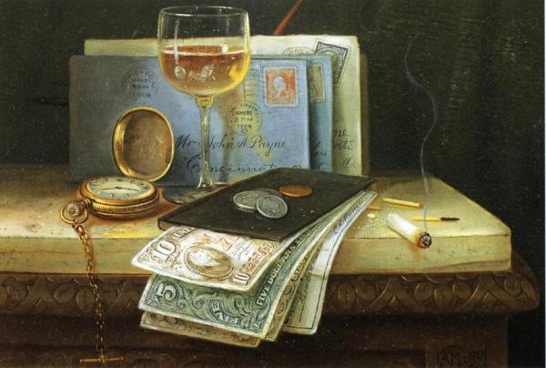 A Gentleman's Still Life by Charles Meurer