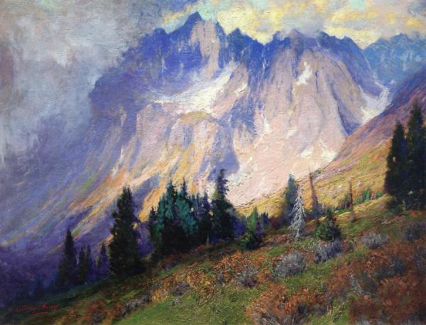 Gathering Storm Near The San Juan Mountains by Charles Partridge Adams