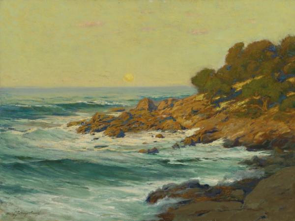 Sunset Light Near Monterey by Charles Partridge Adams