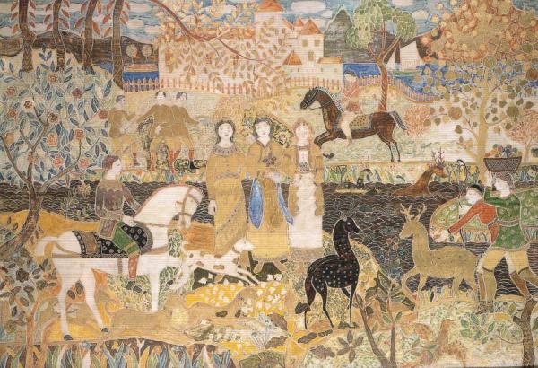 The Spirit Of The Hunt by Charles Prendergast Oil Painting Reproductions