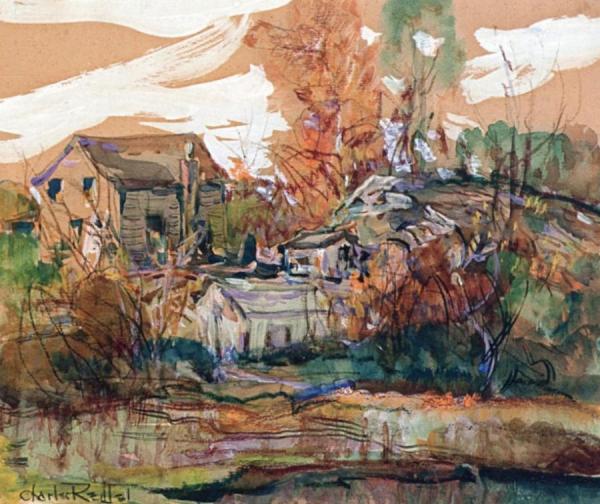 House At Silvermine by Charles Reiffel Oil Painting Reproductions