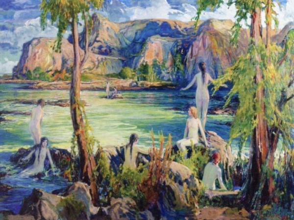 Nymphs Of The Sea by Charles Reiffel