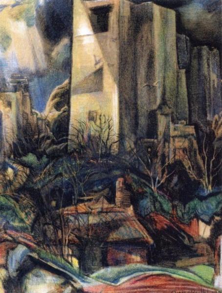 The Haunted Tower by Charles Reiffel Oil Painting Reproductions