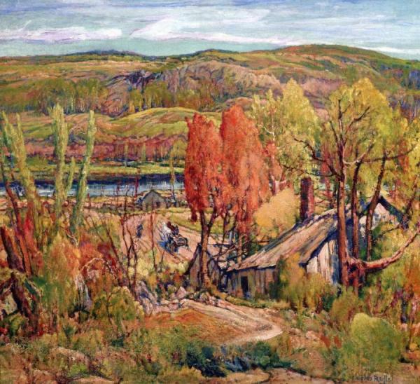 The Old Farm by Charles Reiffel