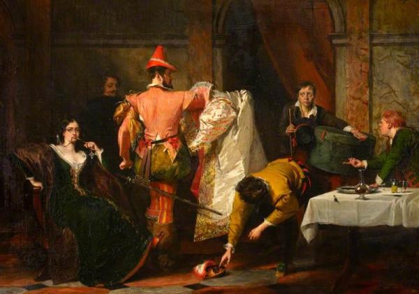 Catherine And Petruchio by Charles Robert Leslie Oil Painting Reproductions