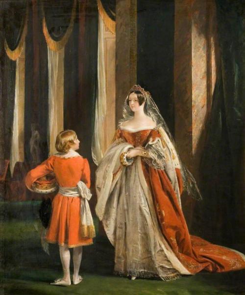 Harriet Elizabeth Georgiana Leveson-gower, Duchess Of Sutherland In Her Coronation Robes by Charles Robert Leslie Oil Painting Reproductions