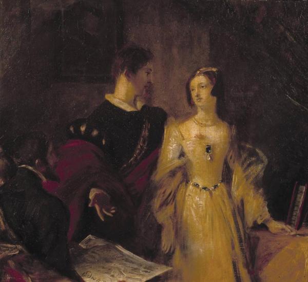 Lady Jane Grey Prevailed On To Accept The Crown by Charles Robert Leslie Oil Painting Reproductions