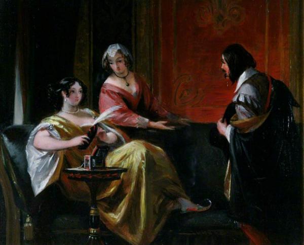 Laura Introducing Gil Blas To Arsenia by Charles Robert Leslie