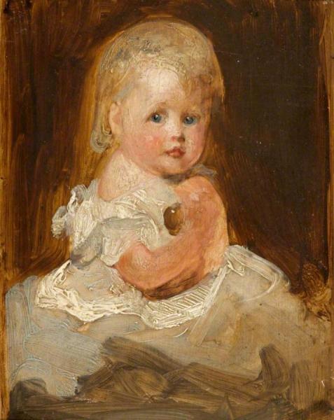 Rosemary Yeats, Aged 2 by Charles Robert Leslie