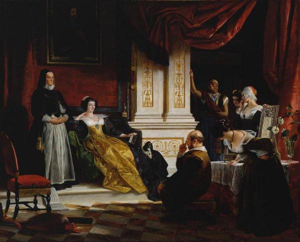 Sancho Panza In The Apartment Of The Duchess by Charles Robert Leslie