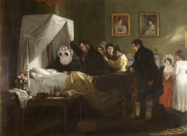 Charles Robert Leslie Sarah Dillwyn's Deathbed