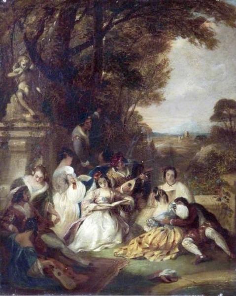 Scene From Callaco by Charles Robert Leslie