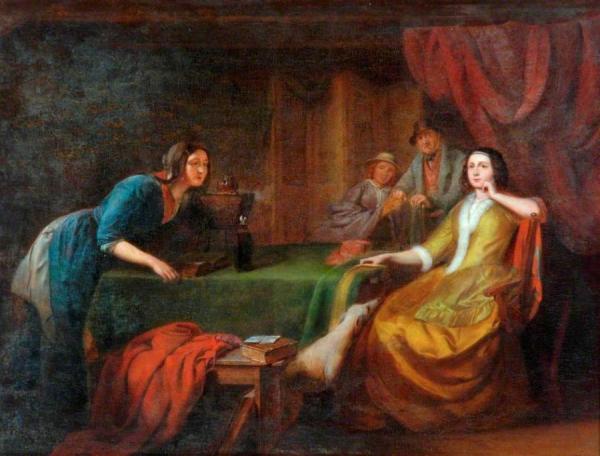 Scene From 'the Pirates' by Charles Robert Leslie