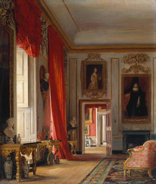 The Carved Room, Petworth House, Sussex by Charles Robert Leslie