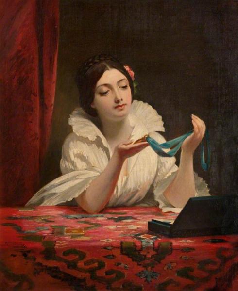 The Locket by Charles Robert Leslie