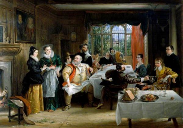 Charles Robert Leslie The Principal Characters In 'the Merry Wives Of Windsor' By William Shakespeare