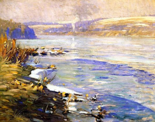 Delaware River Near New Hope, Pennsylvania by Charles Rosen