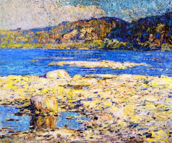 The Blue River by Charles Rosen Oil Painting Reproductions