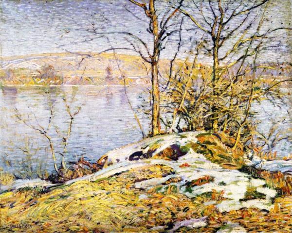 The Delaware In Winter by Charles Rosen