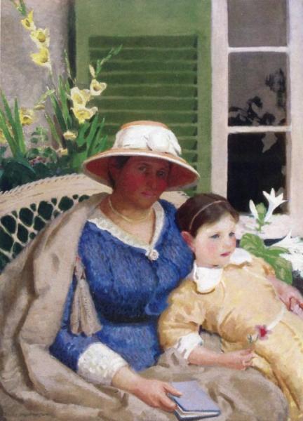 Charles S. Hopkinson Elinor And Joany