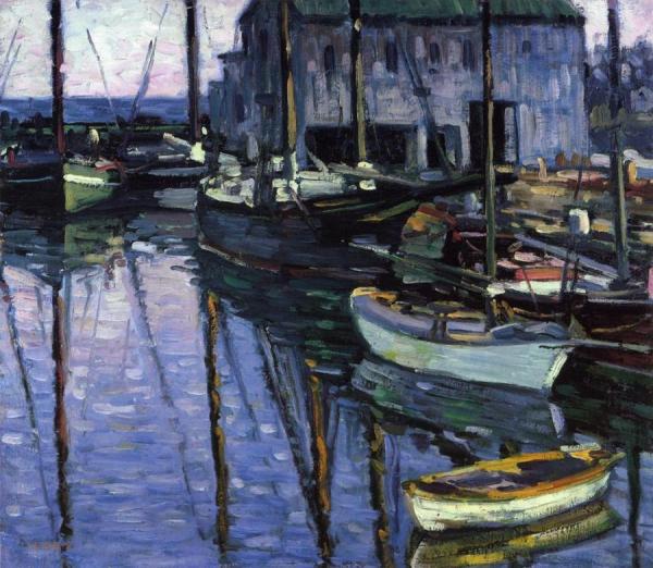Rockport At Sunrise by Charles Salis Kaelin
