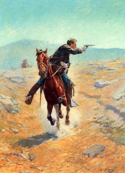 Charles Schreyvogel The Messenger