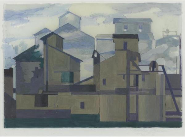 Architectural Cadences by Charles Sheeler