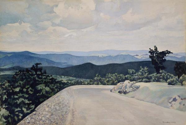 Blue Ridge Mountains, 1937 by Charles Sheeler