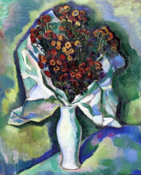 Chrysanthemums by Charles Sheeler