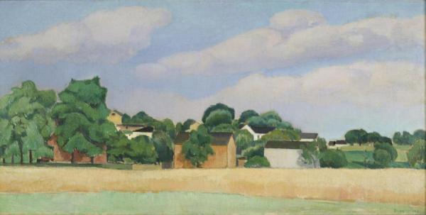 Farm by Charles Sheeler Oil Painting Reproductions
