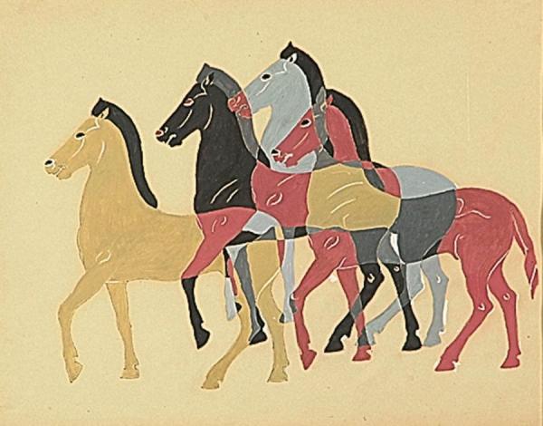 Horses by Charles Sheeler