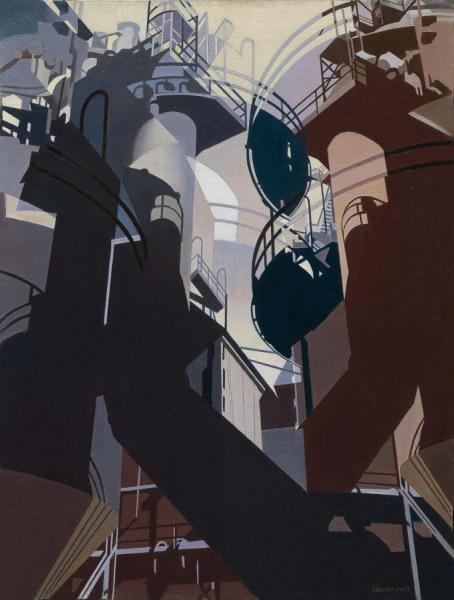 Ore Into Iron, 1953 by Charles Sheeler
