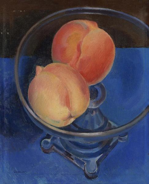Peaches In A Bowl by Charles Sheeler