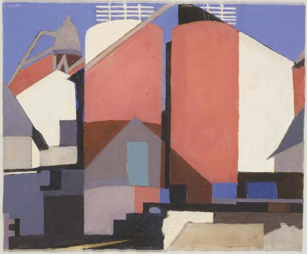 Red Against White, 1957 by Charles Sheeler