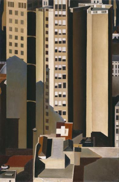 Skyscrapers, 1922 by Charles Sheeler Oil Painting Reproductions