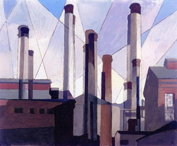 Stacks In Celebration by Charles Sheeler