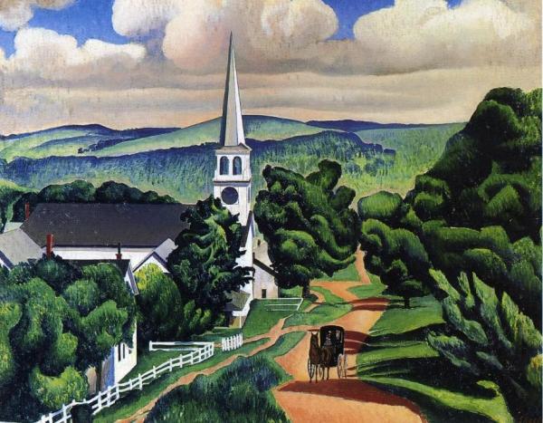 Vermont Landscape by Charles Sheeler